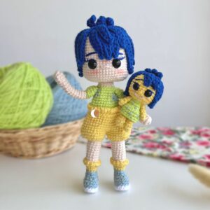 patron de amigurumi alegria intensamente